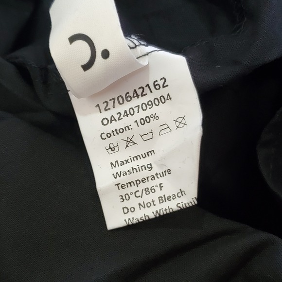 Commense Coastal Cowgirl Black Cotton Midi Sun Dress Cruise Vaca Resort Size XS - Picture 7 of 7